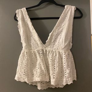 Ruffle tank top